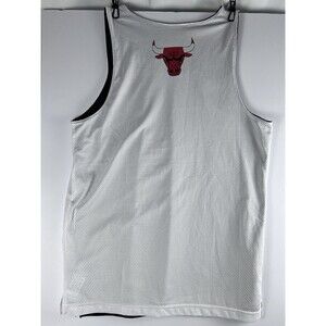 CHICAGO BULLS Ultra Game Men's M Red/Black Tank Top REVERSIBLE Basketball NBA